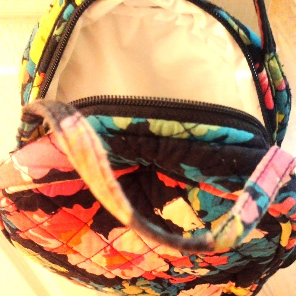 Vera Bradley Floral Backpack - Black and Pink# - Picture 4 of 7